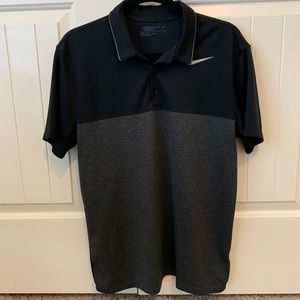 Nike Golf Polo, Black & Grey